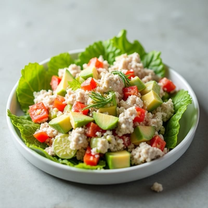 Creamy Tuna Salad with Crisp Vegetables