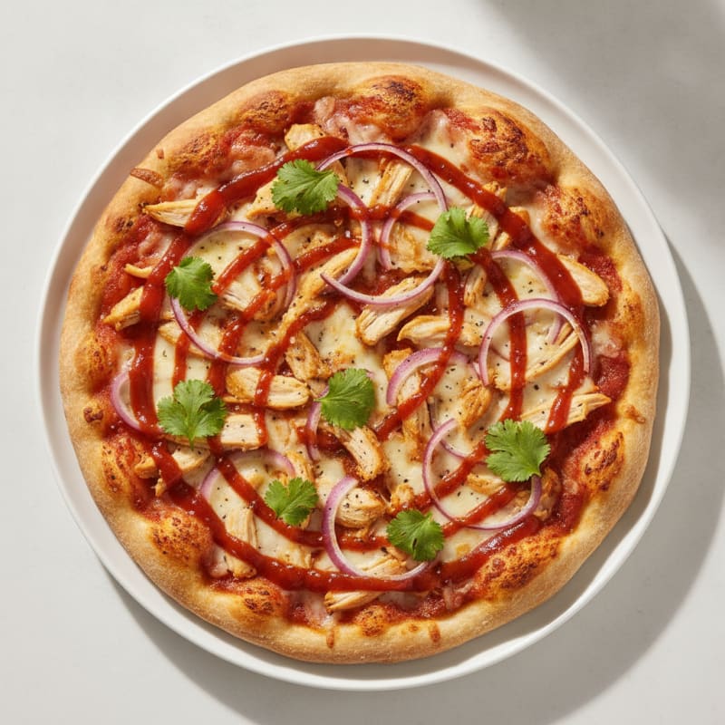 High-Protein BBQ Chicken Pizza