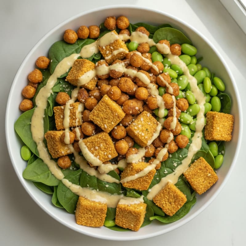 Roasted Chickpea & Veggie Power Bowl
