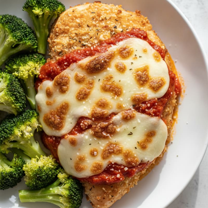 Baked Chicken Parmesan with Marinara