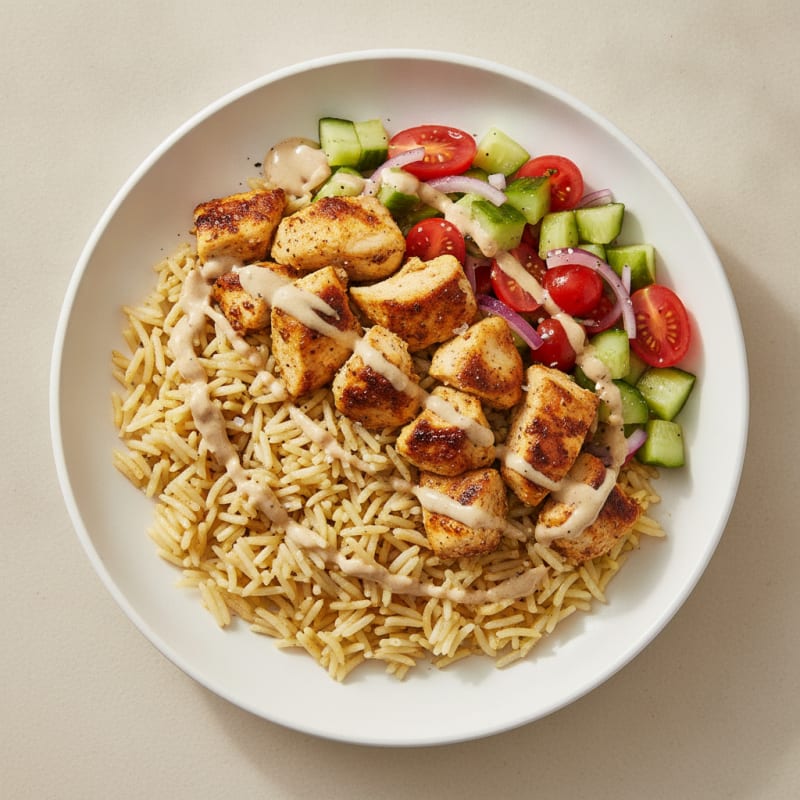 Chicken Shawarma Rice Bowl