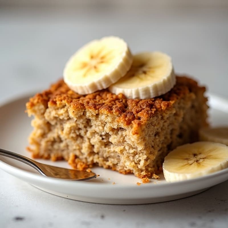 Baked Protein Oatmeal Cake