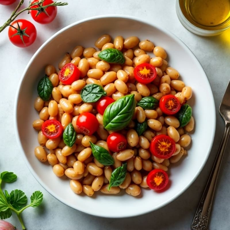Herb-Roasted Gigante Beans with Garlic and Tomatoes