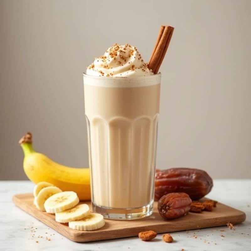 Creamy Almond Butter Date Protein Shake