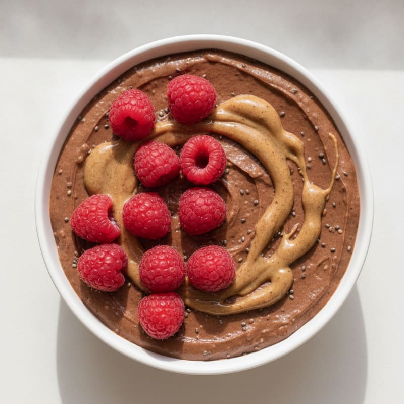Silky Chocolate Protein Pudding with Greek Yogurt
