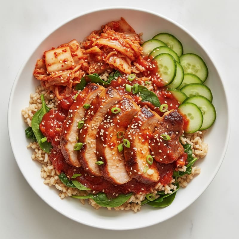 Spicy Gochujang Pork Bowl