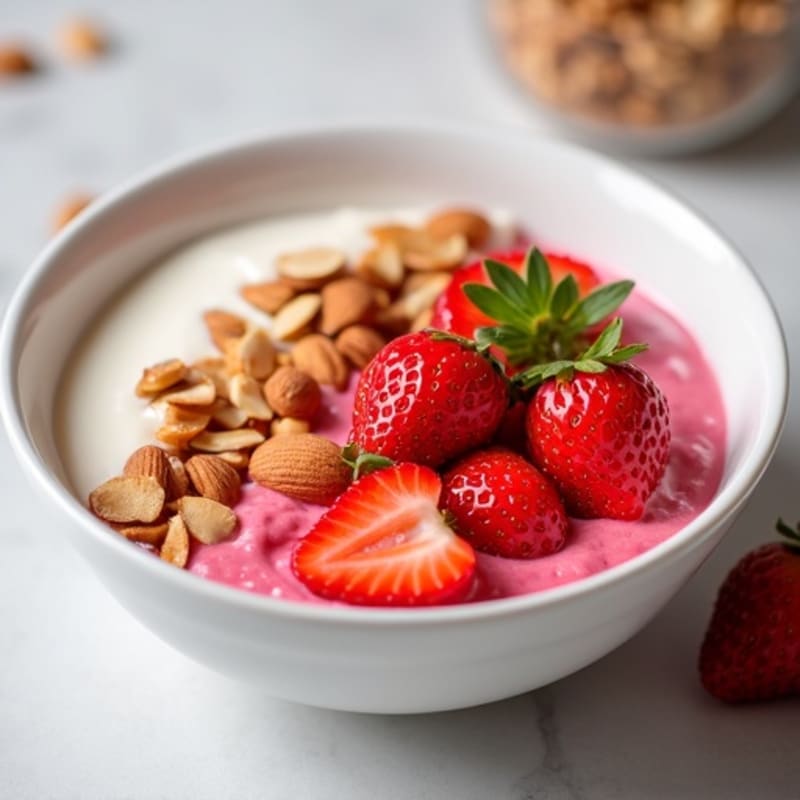 Fresh Strawberry Protein Bowl