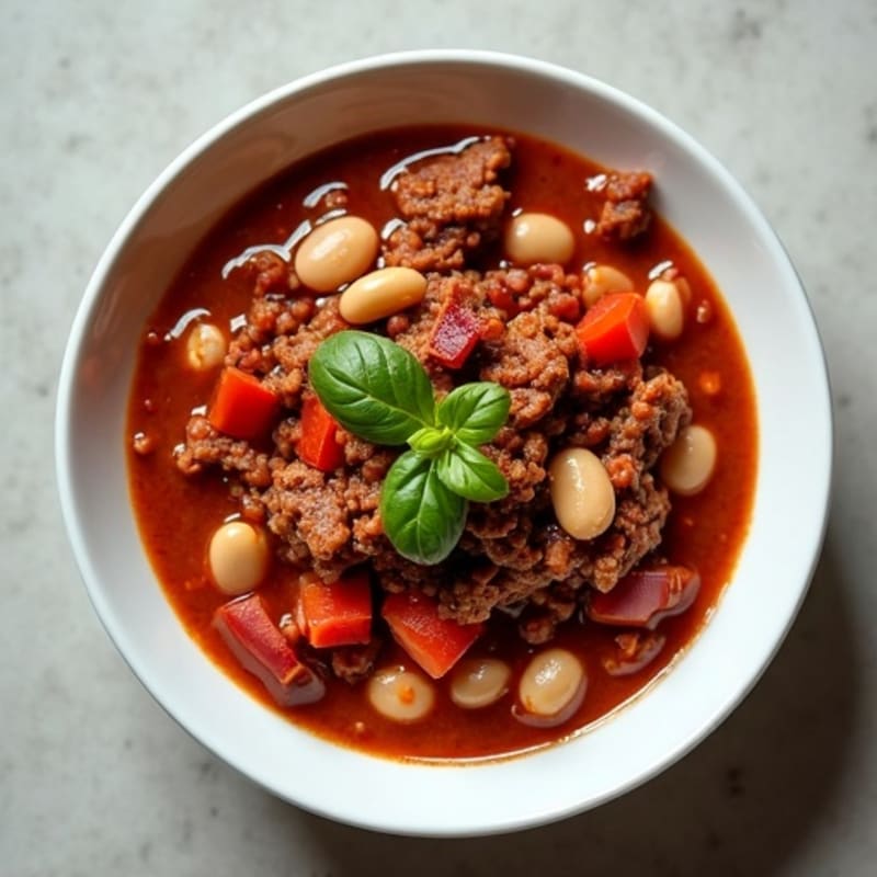 Hearty Slow Cooker Beef Chili
