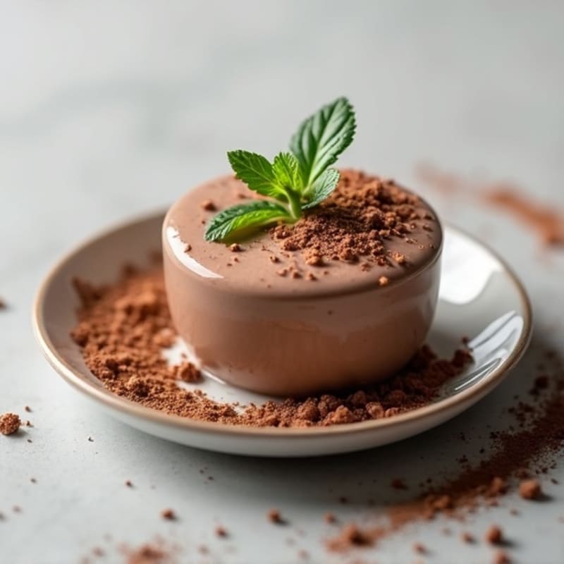 Silky Chocolate Protein Pudding with Greek Yogurt