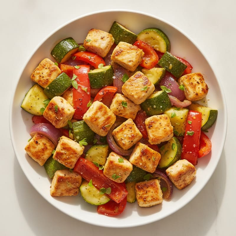 Chicken and Roasted Vegetable Medley