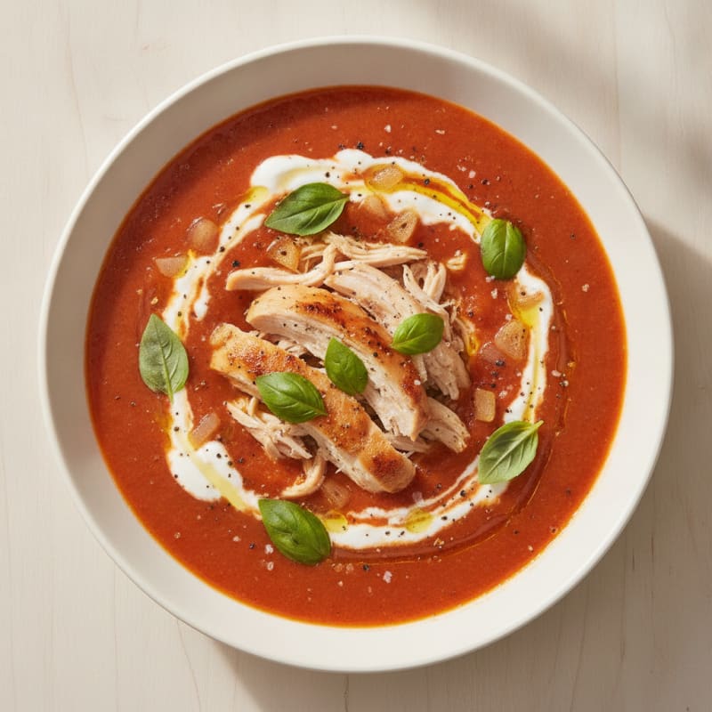 Roasted Tomato Basil Soup