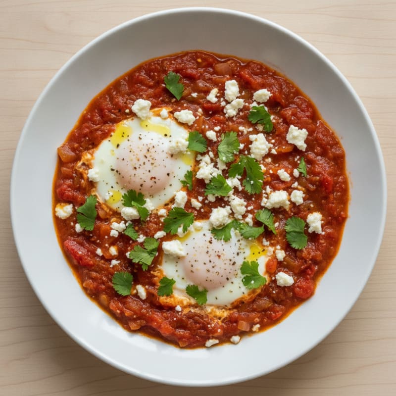 Classic Shakshuka with Feta and Herbs