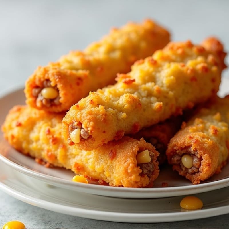 Crispy Baked Turkey Sausage Cornmeal Sticks