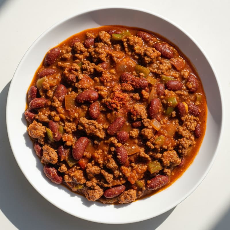 Tender Smoky Beef Chili with Beans