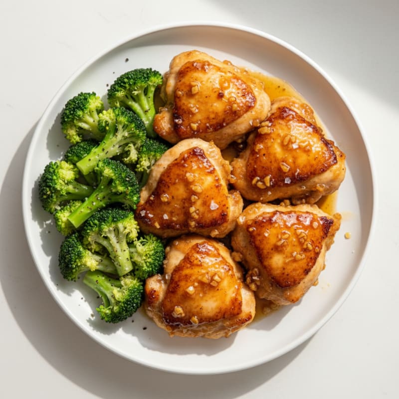 Honey-Garlic Glazed Chicken Thighs