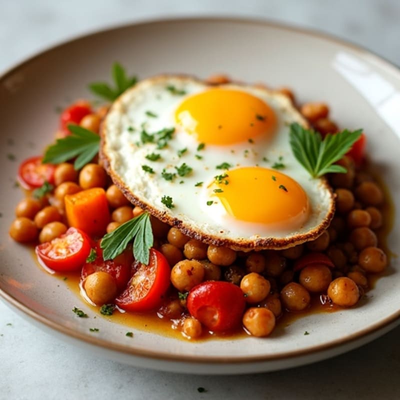 Crispy Roasted Butternut Squash Hash with Fried Eggs