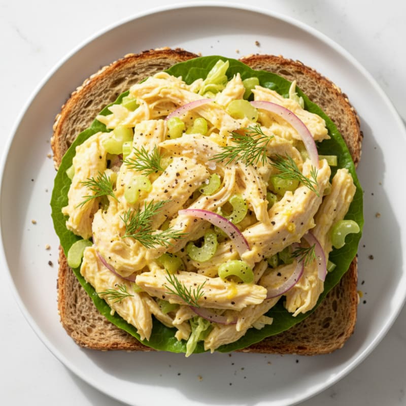 Lemon Herb Chicken Salad Sandwich