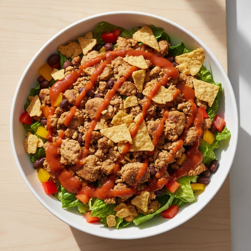 Turkey Sausage Taco Salad