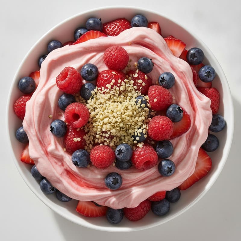 Creamy Greek Yogurt Protein Parfait with Mixed Berries