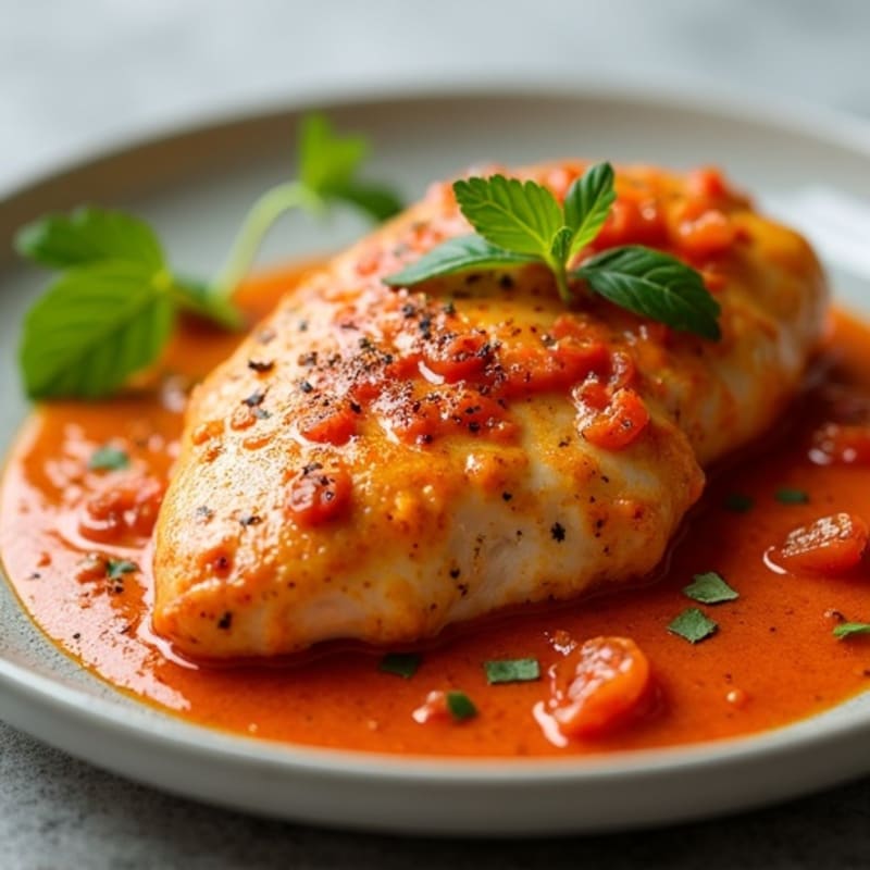 Creamy Spiced Tomato Chicken