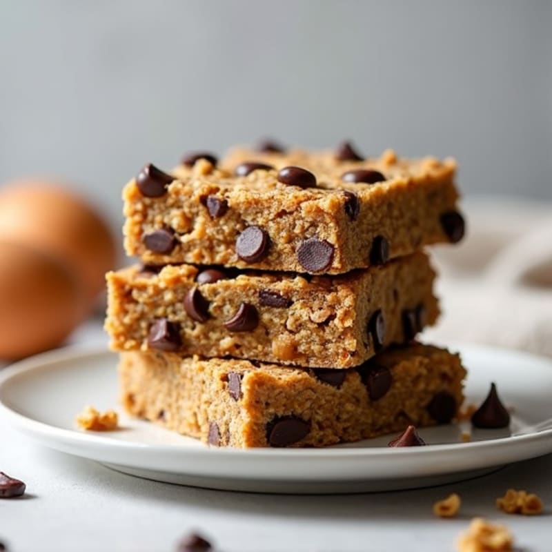 Chewy Peanut Butter Chocolate Protein Oat Bars