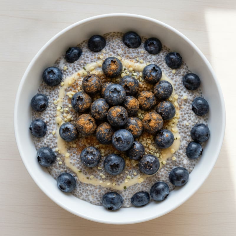 Blueberry Chia Seed Pudding
