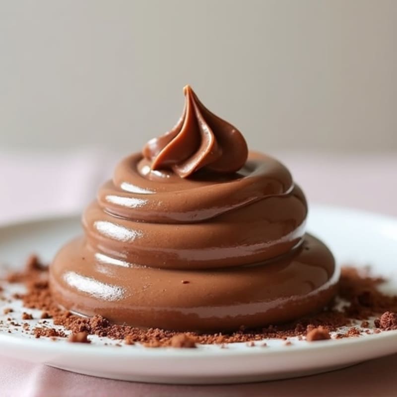 Creamy Chocolate Protein Pudding with Peanut Butter Swirl