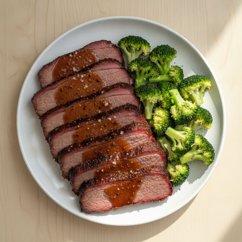 Slow-Smoked Texas Brisket with BBQ Glaze