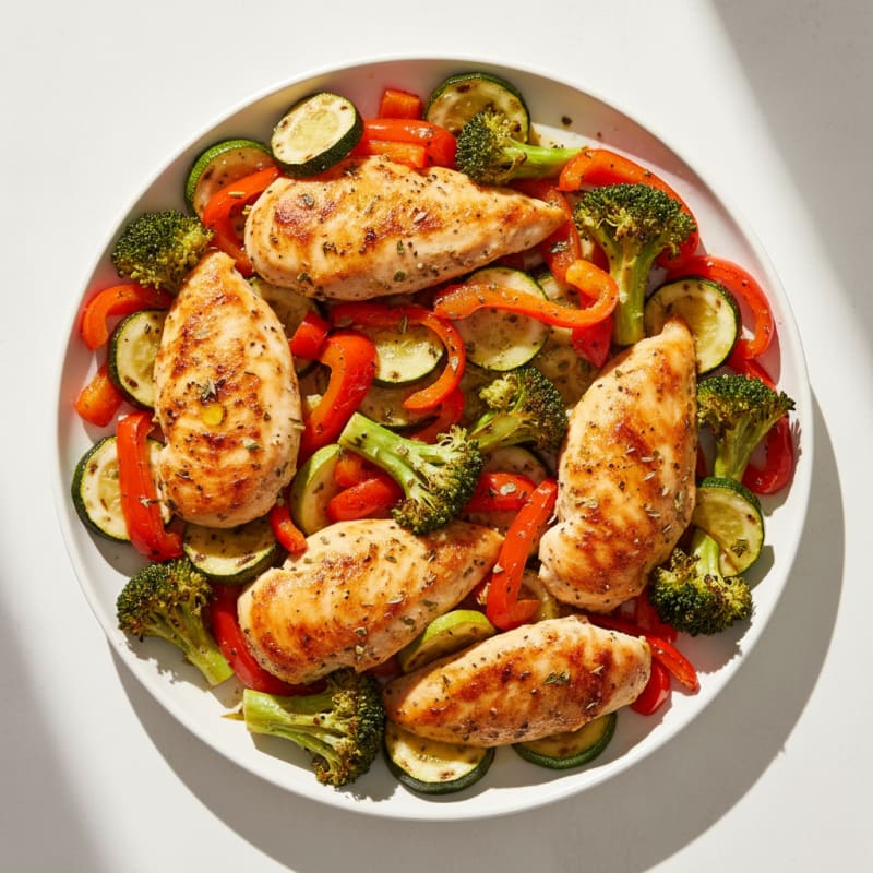 Sheet Pan Lemon Herb Chicken and Veggies