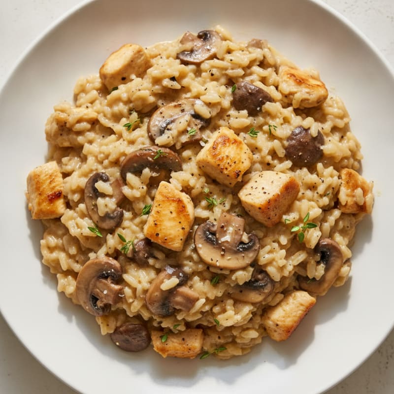 Chicken and Mushroom Risotto