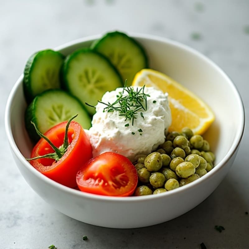 Protein-Packed Savory Cottage Cheese Bowl with Fresh Herbs