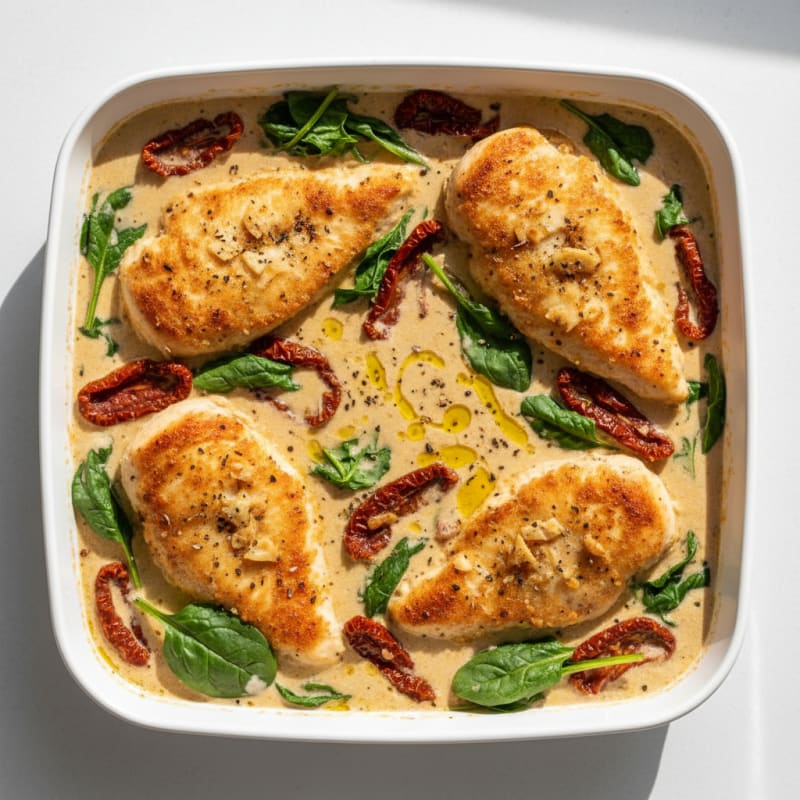 Creamy Tuscan Chicken Skillet
