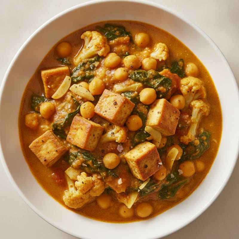 Hearty Chickpea and Vegetable Curry