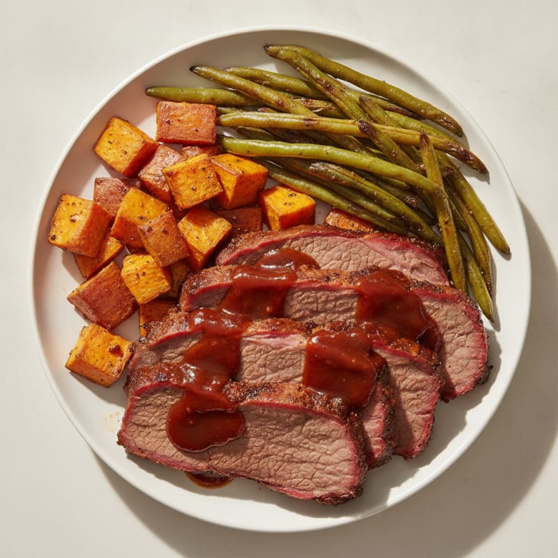Smoky Texas Brisket with BBQ Sauce
