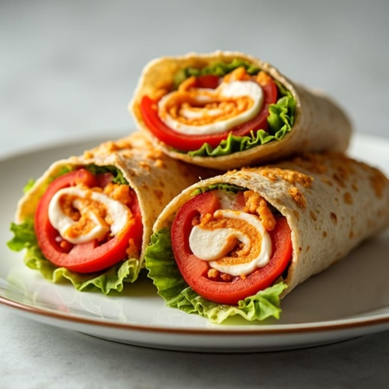 Crispy Buffalo Ranch Chicken Wrap