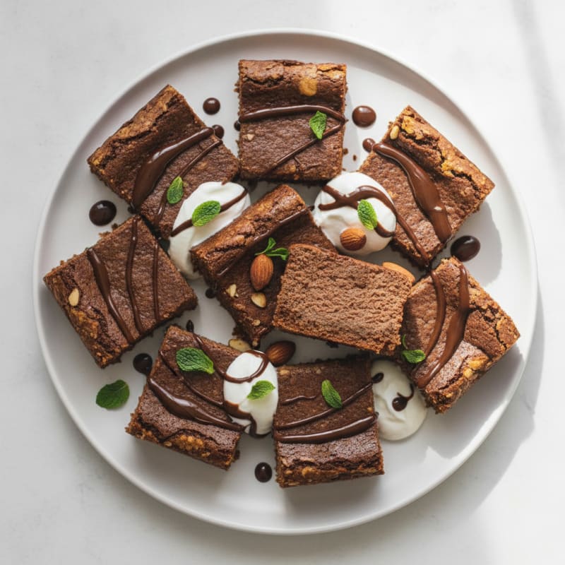 Chocolate Protein Cheesecake Bars