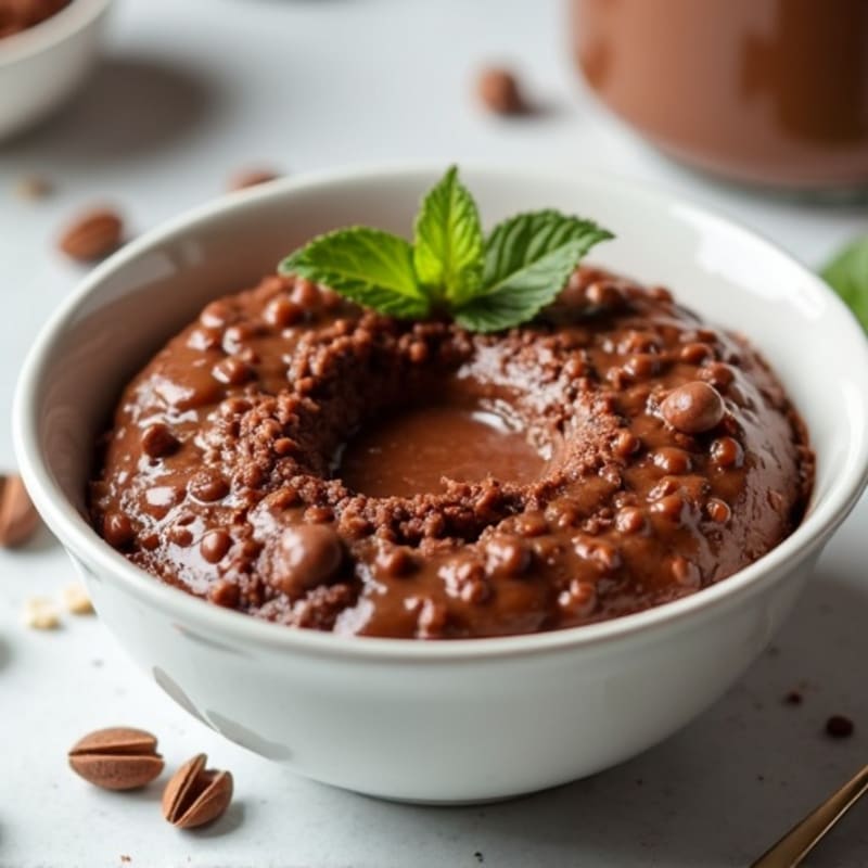 Molten Chocolate Protein Baked Oats
