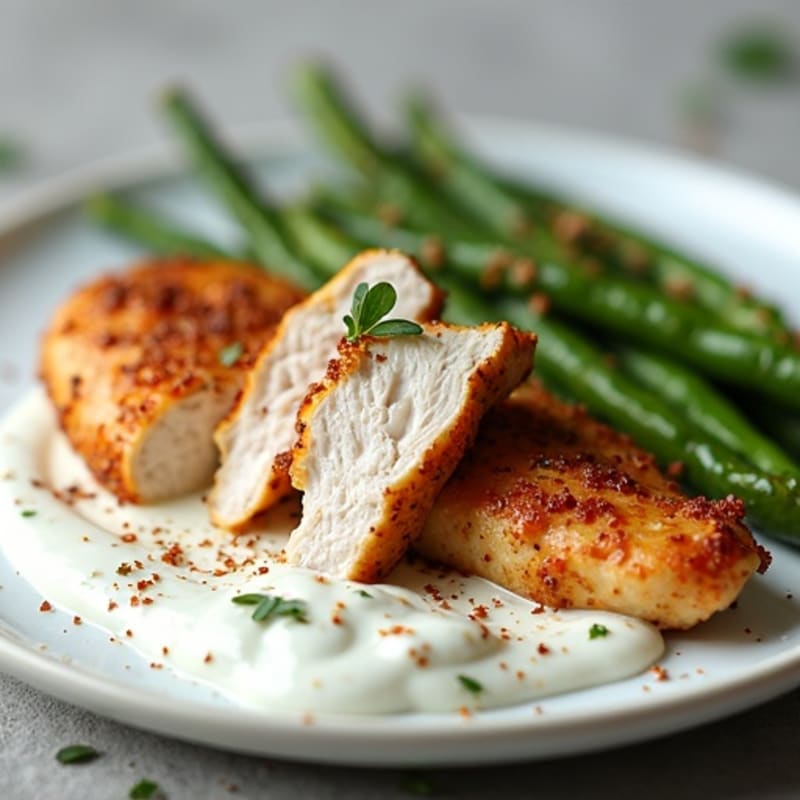 Spiced Chicken with Creamy Sauce