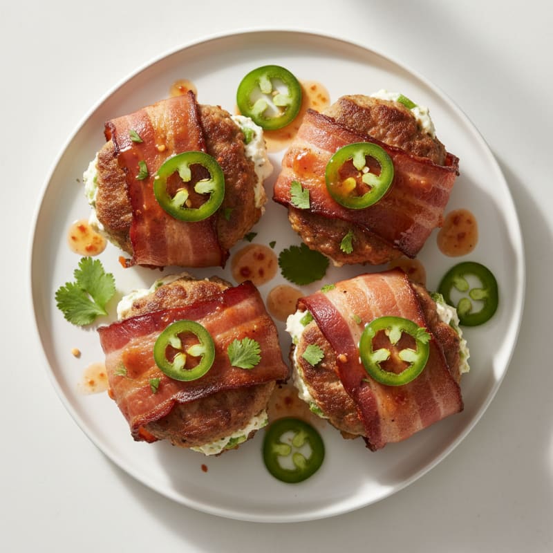 Crispy Bacon-Wrapped Jalapeño Sliders