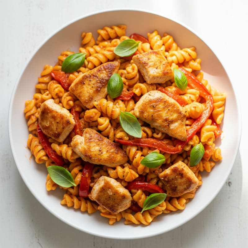 Creamy Roasted Red Pepper Pasta