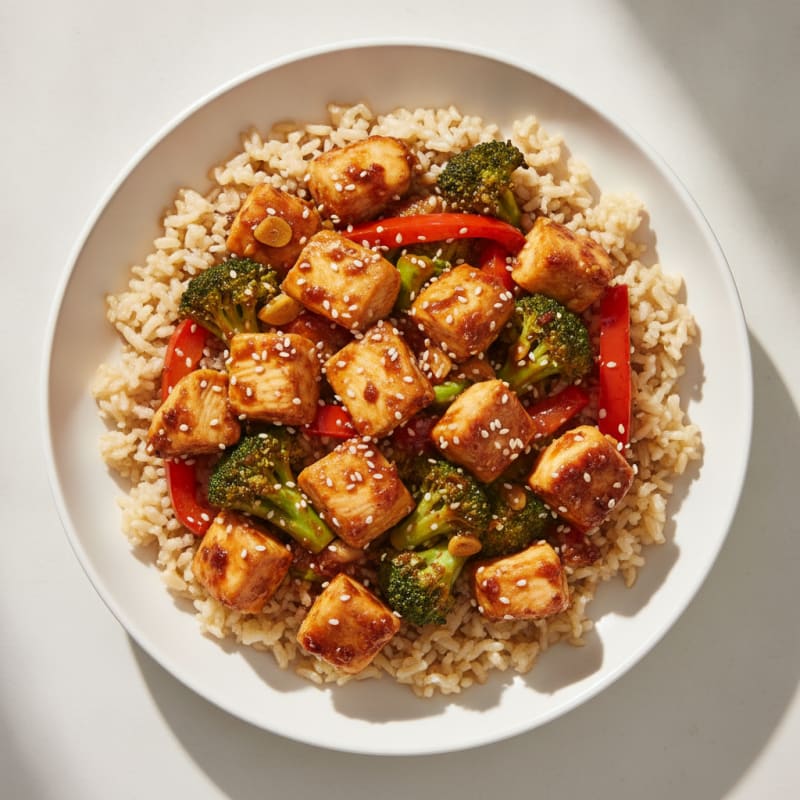 Clean General Tso's Chicken Stir-fry