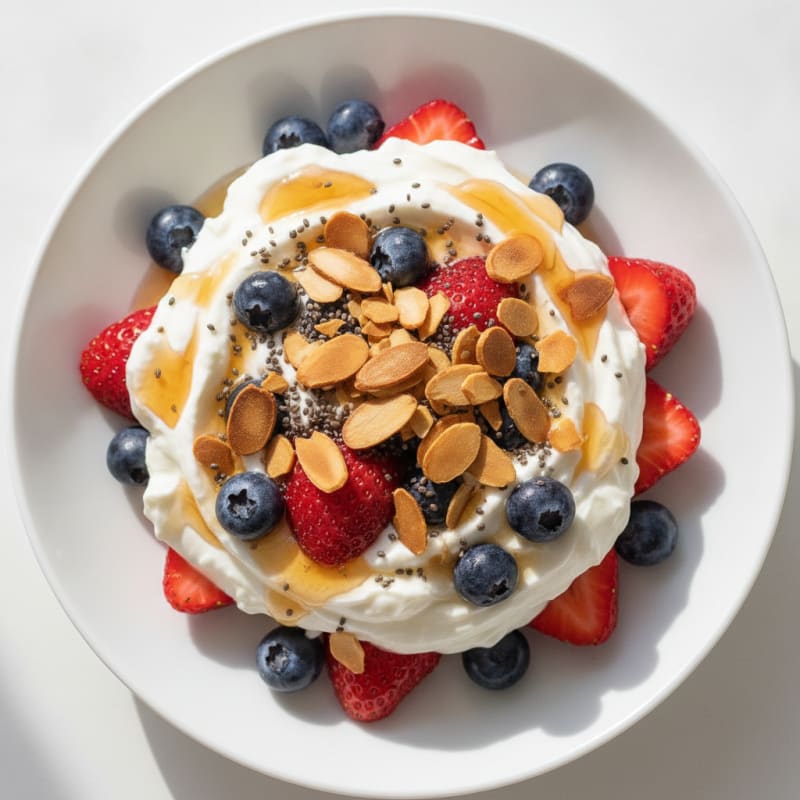 Creamy Greek Yogurt and Berry Protein Parfait