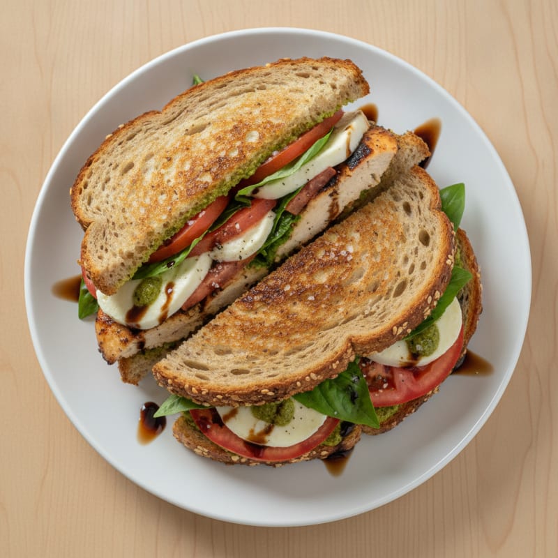 Grilled Chicken Caprese Sandwich