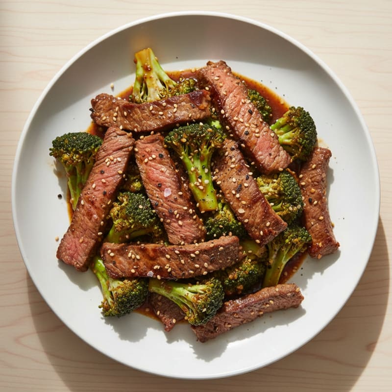 Sesame Beef and Broccoli Stir-Fry