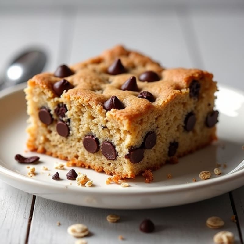 Healthy Protein Chocolate Chip Cookie Cake