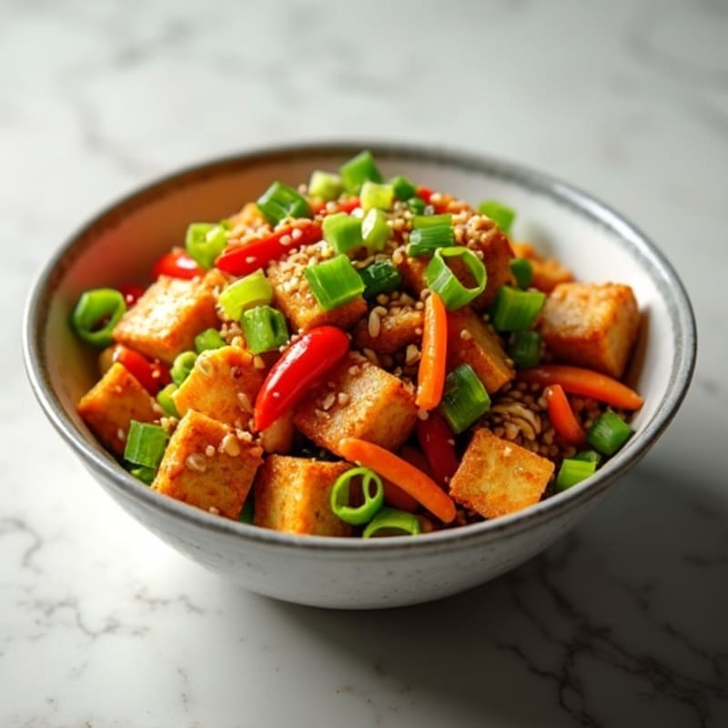 Crispy Sesame-Ginger Edamame Bowl
