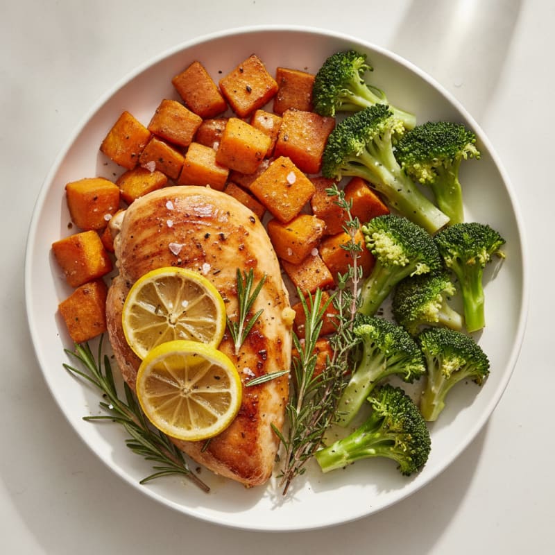 Lucy's Lemon Herb Roasted Chicken