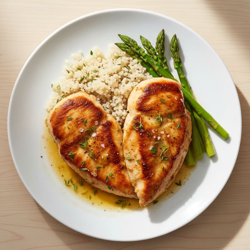 Pan-Seared Chicken with Lemon-Herb Sauce