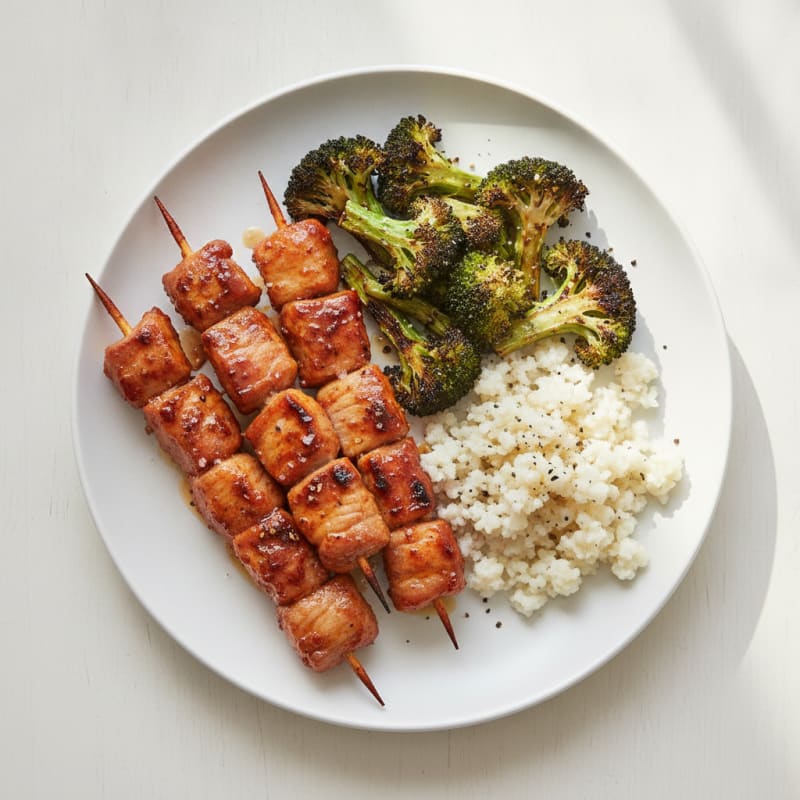 Spicy Gochujang Pork Skewers