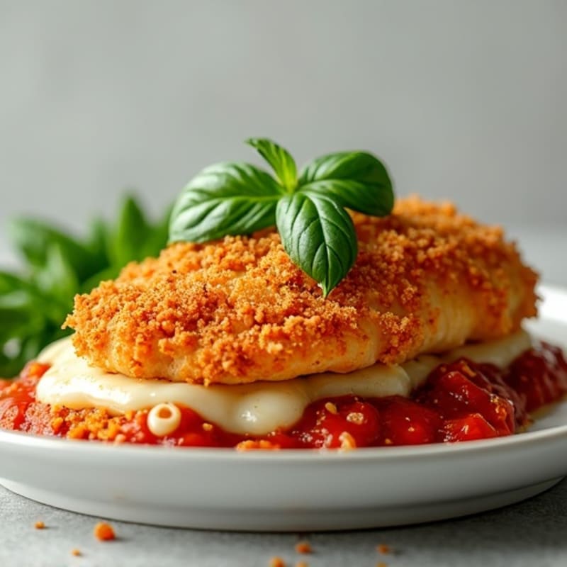 Crispy Baked Chicken Parmesan with Fresh Herbs